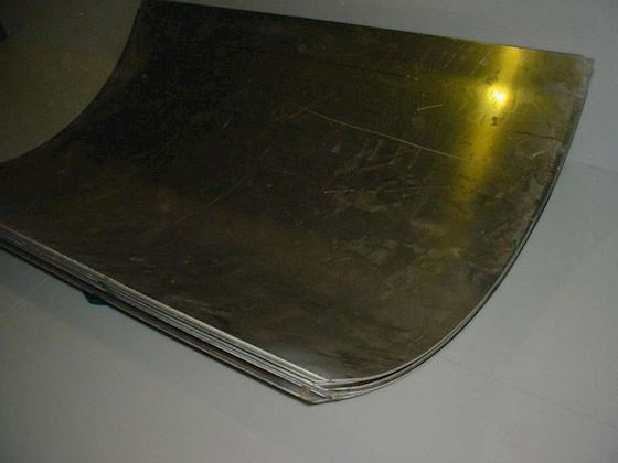 Aluplade for rundtipper 2m 5mm