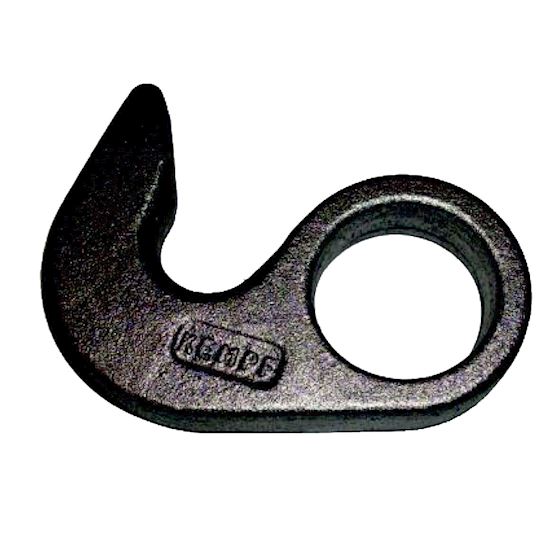 Låse krog for sidetip