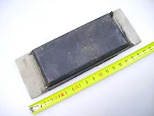 Gummiklods f. tipper 170x60x6 mm - 1