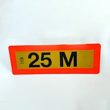 Skilt modulvogntog "25 meter" - 1