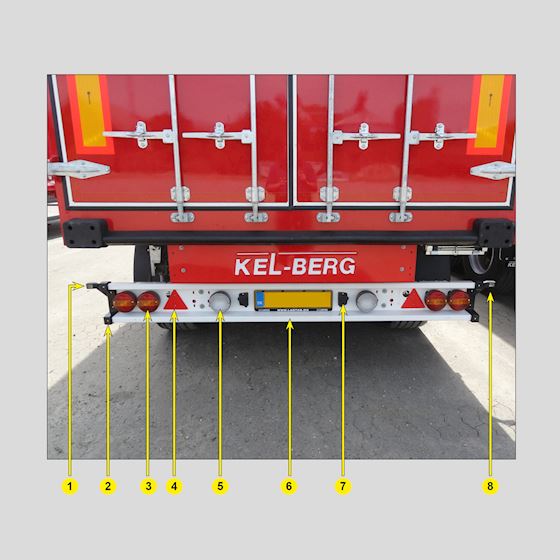 Beertrailer - lys og reflekser