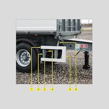Reservedele cyklistværn T790K - 1