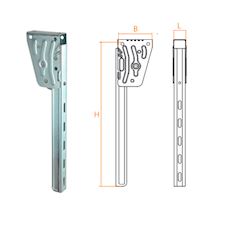 Holder for cyklistværn 572 mm Takler - 1