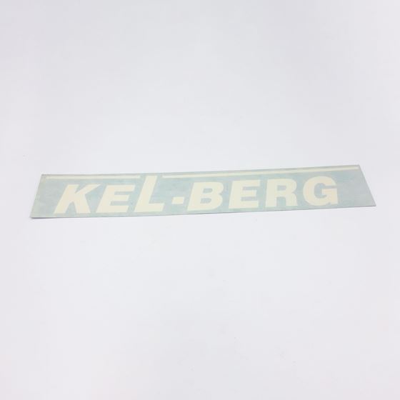 Skilt, Kelberg hvid 360x52mm