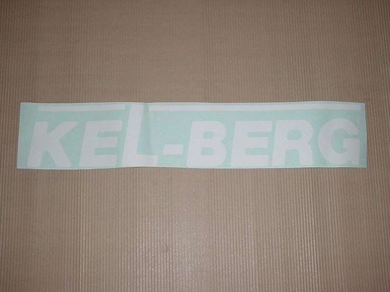 Skilt, Kelberg hvid 720*135