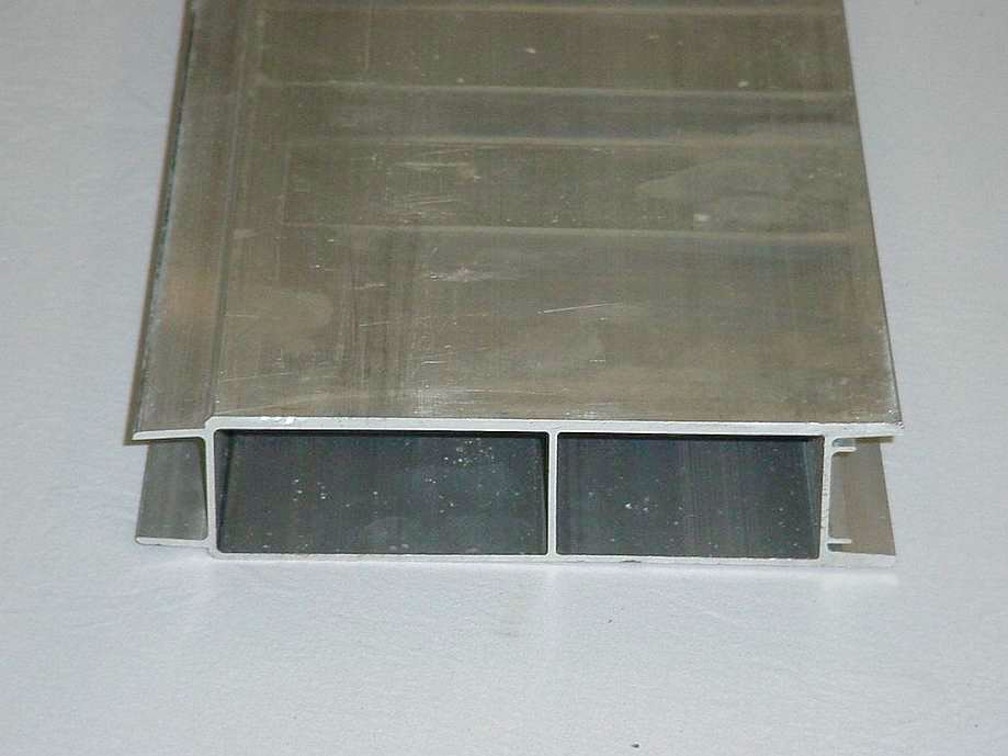 Aluprofil side 350mm. (9m3)