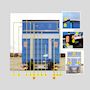 Bagende m Z-lift - gardinopbygning type 2