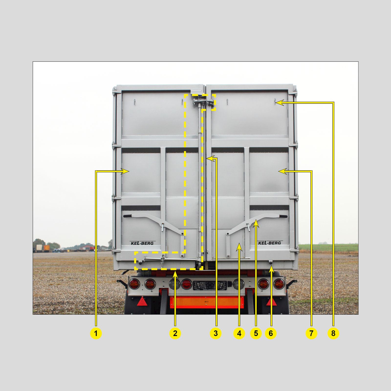 T97 Tipkasse HARDOX 71 m3