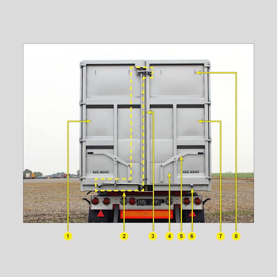 T97 Tipkasse HARDOX 71 m3