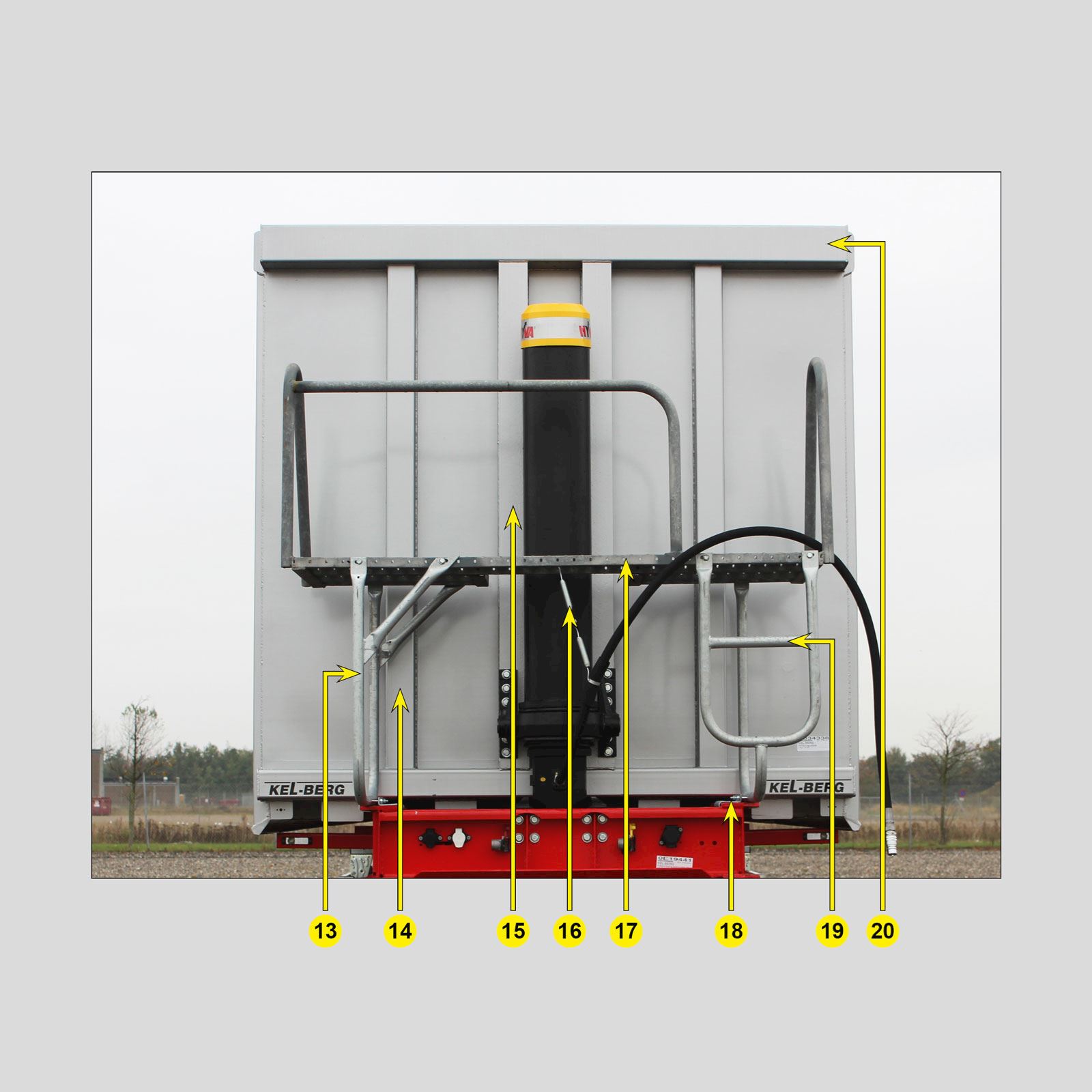 T97 Tipkasse HARDOX 71 m3