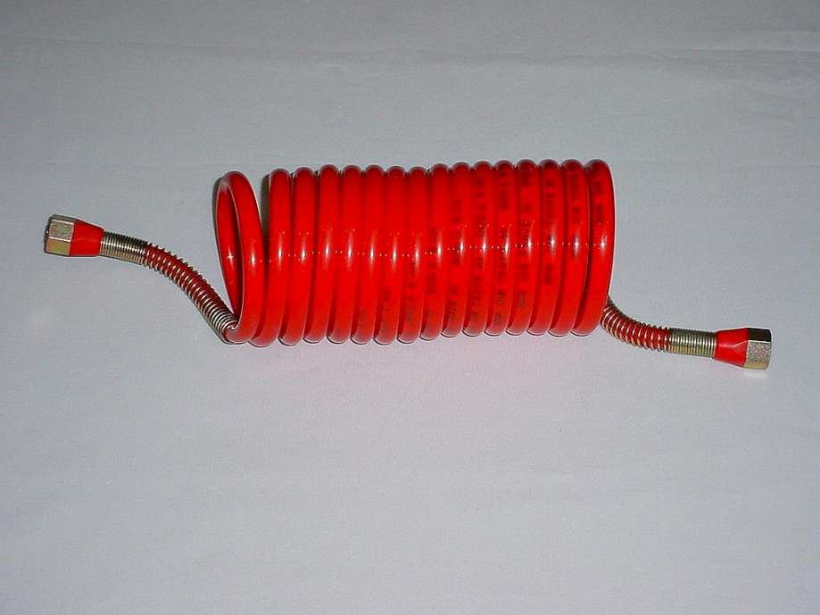 Spiralslange rød 16mm fitting